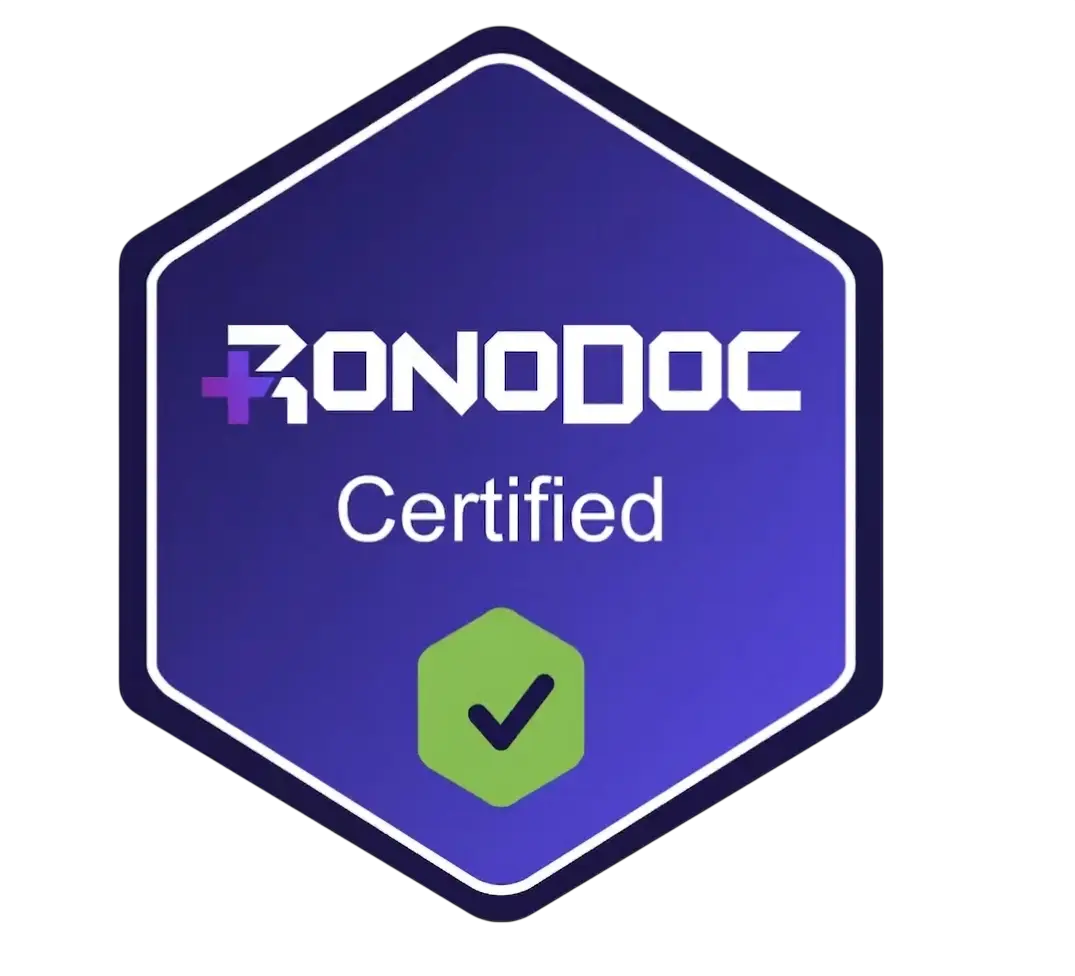RonoDoc Certified Verification Badge